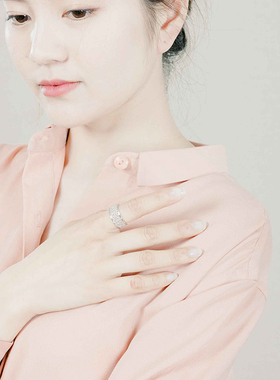 倪上设计原创设计师925银戒指