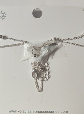 字母不同随机发气质项链锁骨链双层欧美时尚百搭学生女项饰品潮07