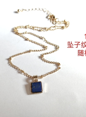 气质简约项链锁骨链学生女个性日常项饰 时尚百搭纹路不同随机A11