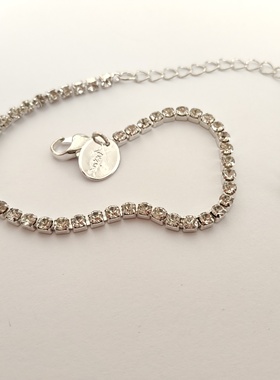 气质简约镶钻手链时尚百搭学生女个性日常手饰品欧美日常腕饰潮10