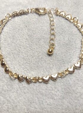 爱心手链腕饰金属简约气质学生女