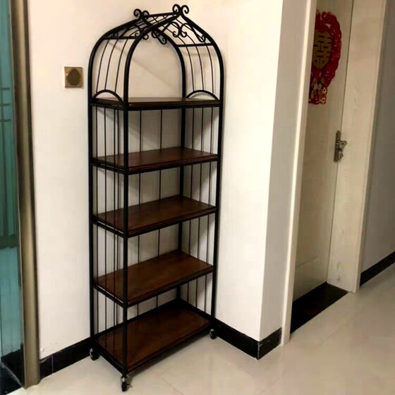 Display rack storage rack iron metal Nordic