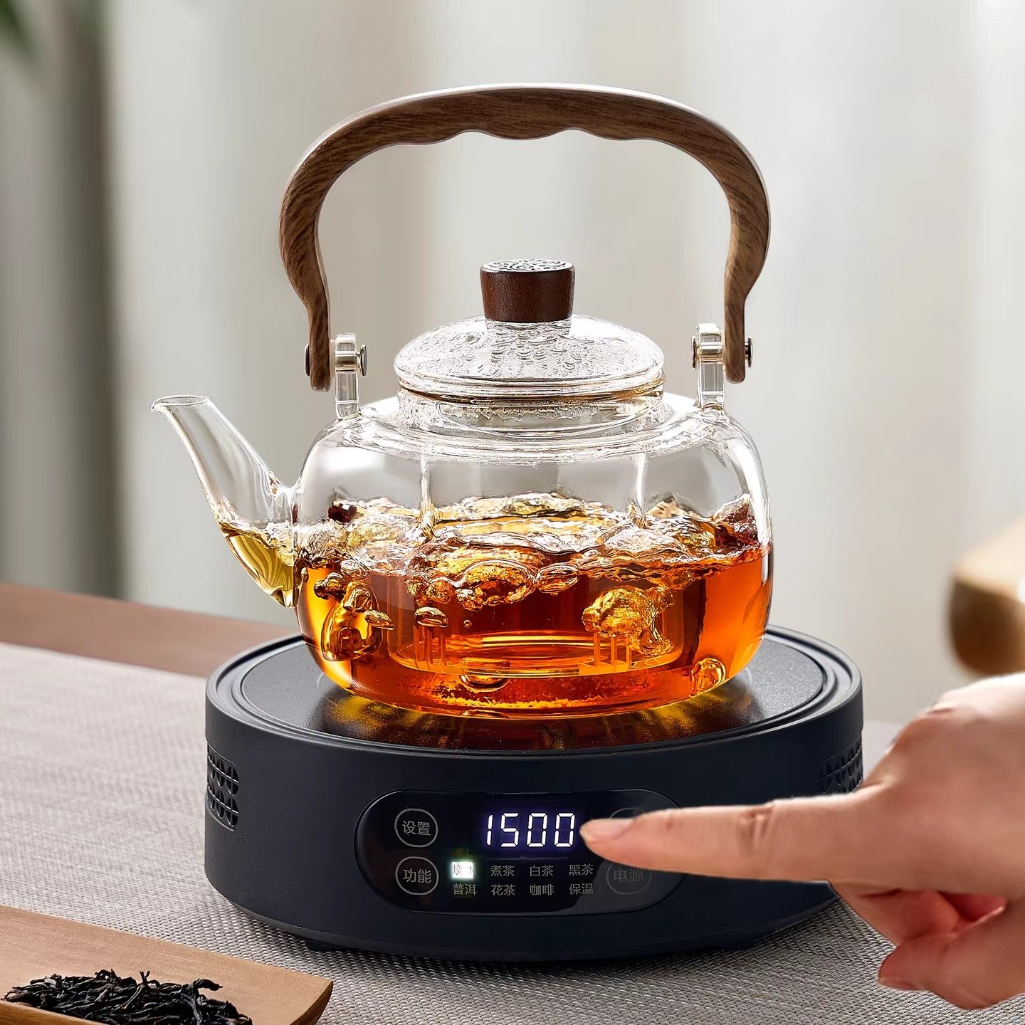 泡茶壶可明火玻璃烧水壶家用加厚耐高温围炉煮茶电陶炉专用煮茶器,淘宝优惠券,粉丝福利购,淘宝优惠卷