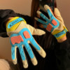 Dopamine contrast color riding motorcycle gloves women's summer