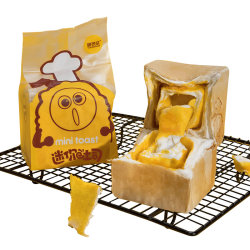 甜苦瓜咸蛋黄纯奶手撕面包