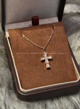 ECHOZOE“断货王”bao家十字架项链女轻奢小众设计锁骨链颈链