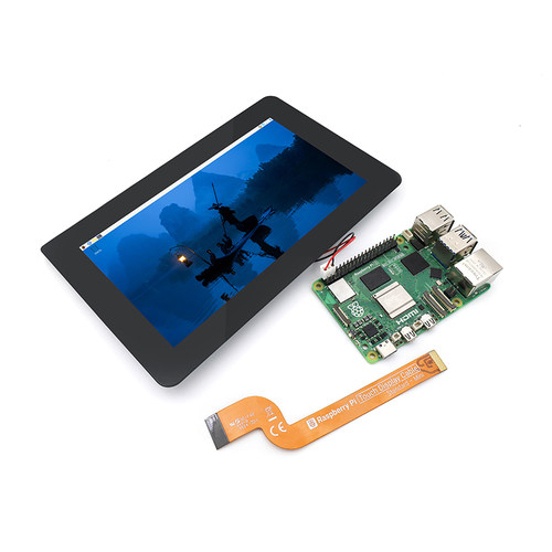 树莓派7寸触摸显示屏 官方原装 5寸7寸触控屏2代 Touch Display 2 - 图0