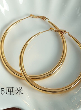 简约气质夸张大圆圈耳环女小众感网红爆款耳钉耳饰品厂家