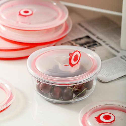 食品级加厚保鲜碗塑料盖子圆形通用饭盒密封硅胶盖微波炉加热配件 - 图2