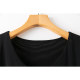 Sleeve lace patchwork neck round sleeve long sleeve mesh lace shirt