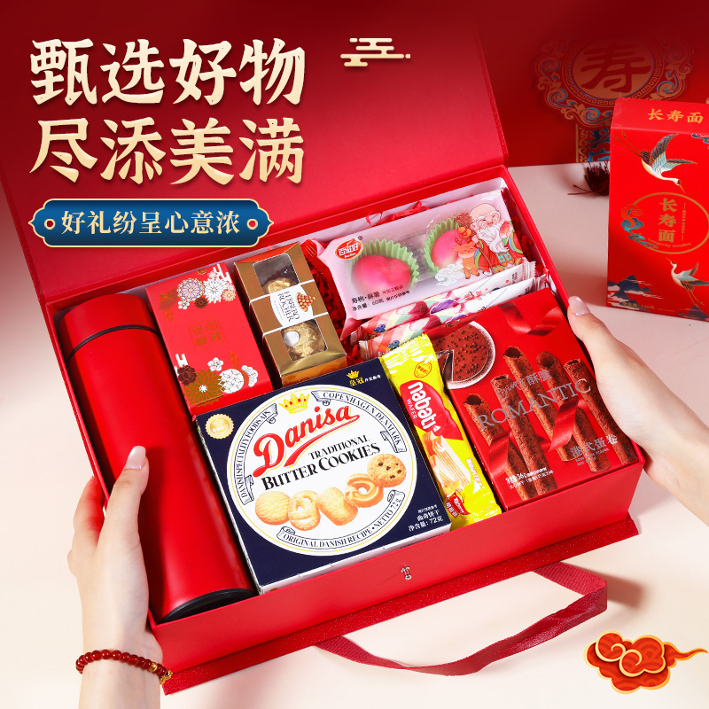 特大号寿宴回礼伴手礼老人祝寿过寿喜糖礼包60岁7080岁生日做寿 - 图1