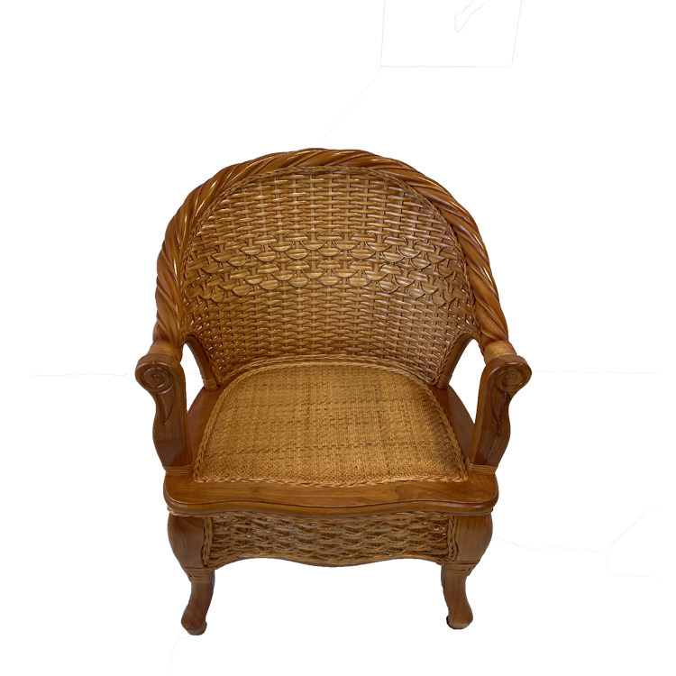 藤木年华藤椅实木天然真藤靠背椅休闲家用靠椅老人椅老式藤椅圈椅,淘宝优惠券,粉丝福利购,淘宝优惠卷