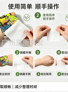 艾文一次性超薄烫发纸理发店手腕网孔纸美发专用电发纸冷热烫绵纸