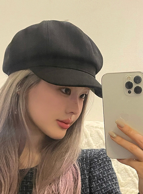 适合大脸的帽子八角帽女款