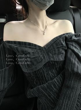 淡水珍珠925银盒子链项链女