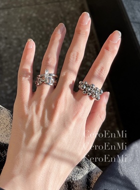 ceroenmibompaball女镀银戒指