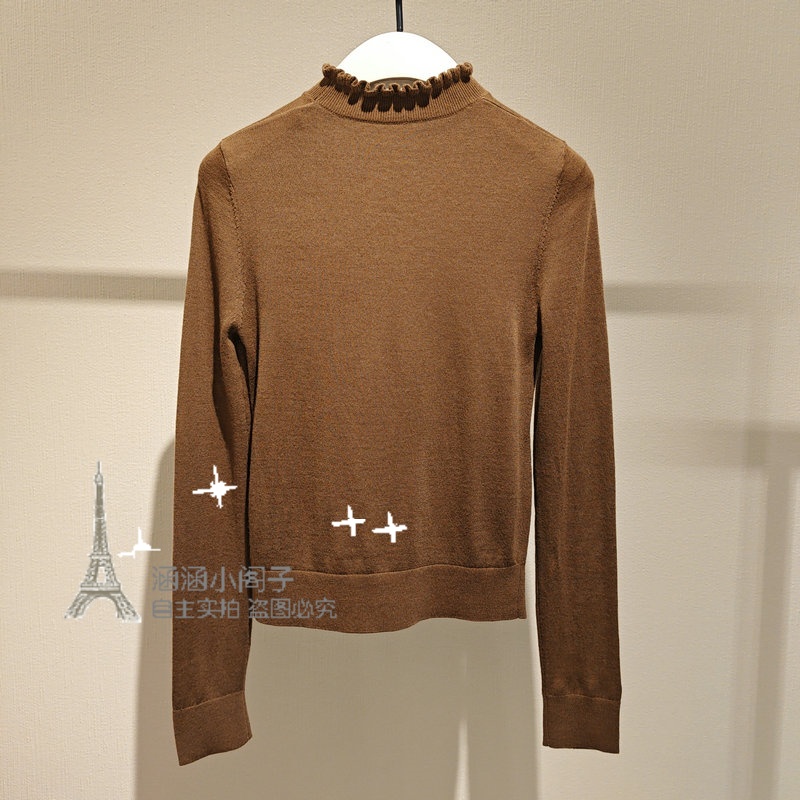 WJWG专柜正品2025冬简约时尚毛织套头衫2SN4033460-539 - 图2