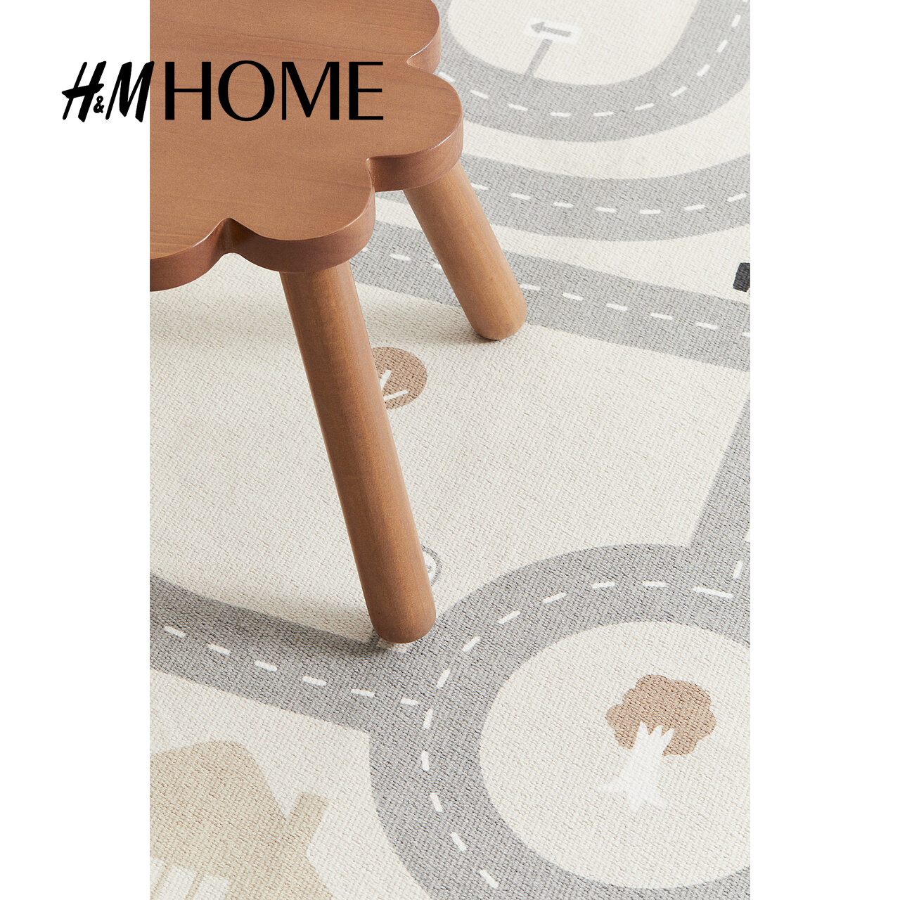 HM HOME home fabric carpet comfortable thick non-slip children's fun road board game floor mat 1123072