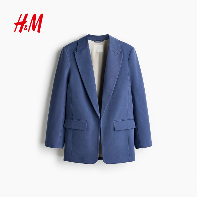 HM Women's Suit 2026 Summer New Intelligent Aesthetic Wear Lyocell Blended Temperament Jacket 1261102