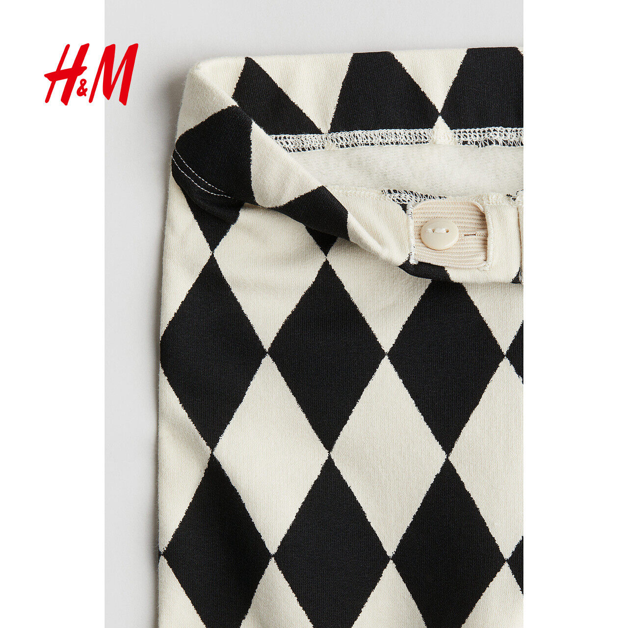 HM冬童装儿童女童裤子冬印花重磅休闲裤松紧带长裤打底裤1009288,淘宝优惠券,粉丝福利购,淘宝优惠卷