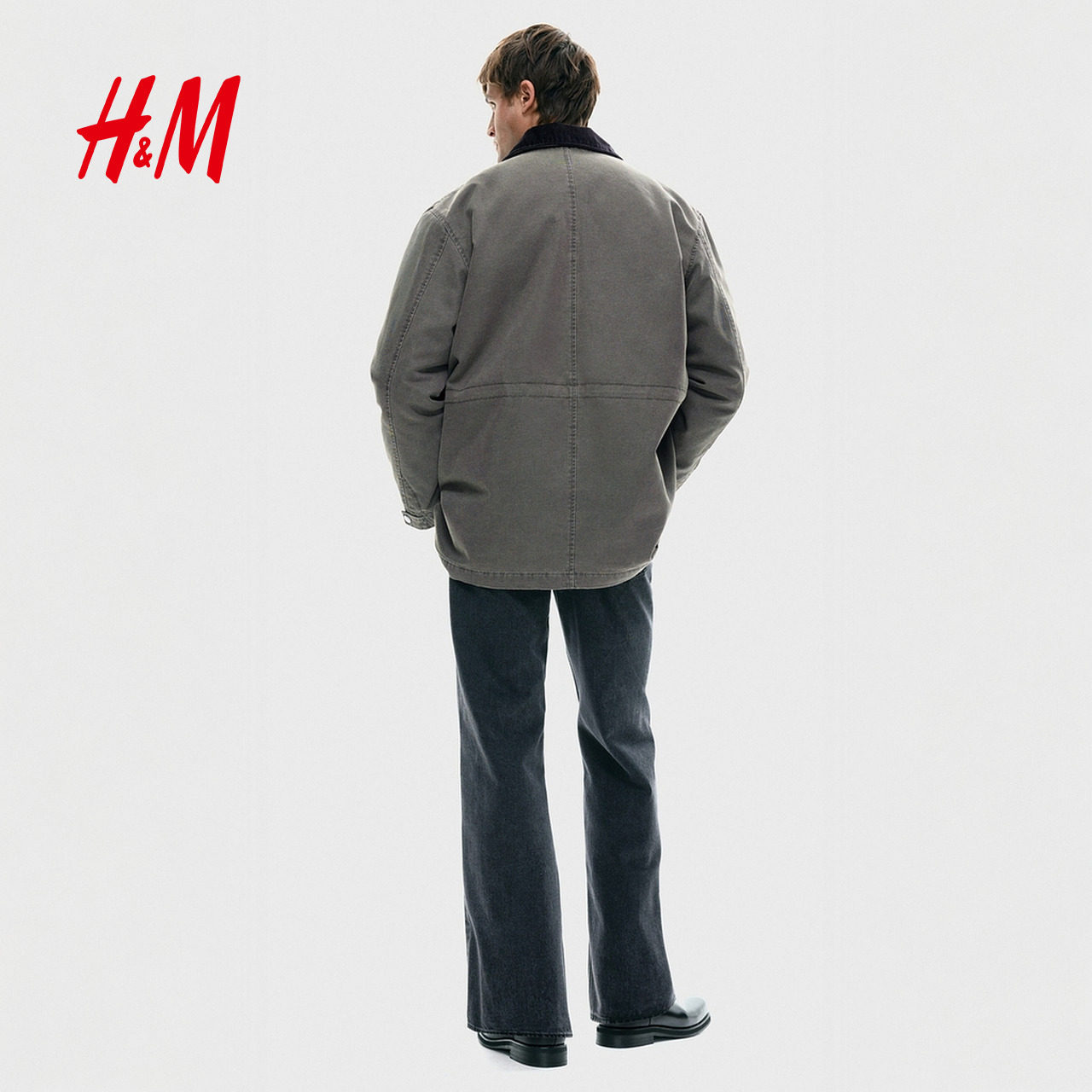 HM男装棉衣冬季新款巴恩风棉服保暖复古运动夹棉派克大衣1305992,淘宝优惠券,粉丝福利购,淘宝优惠卷