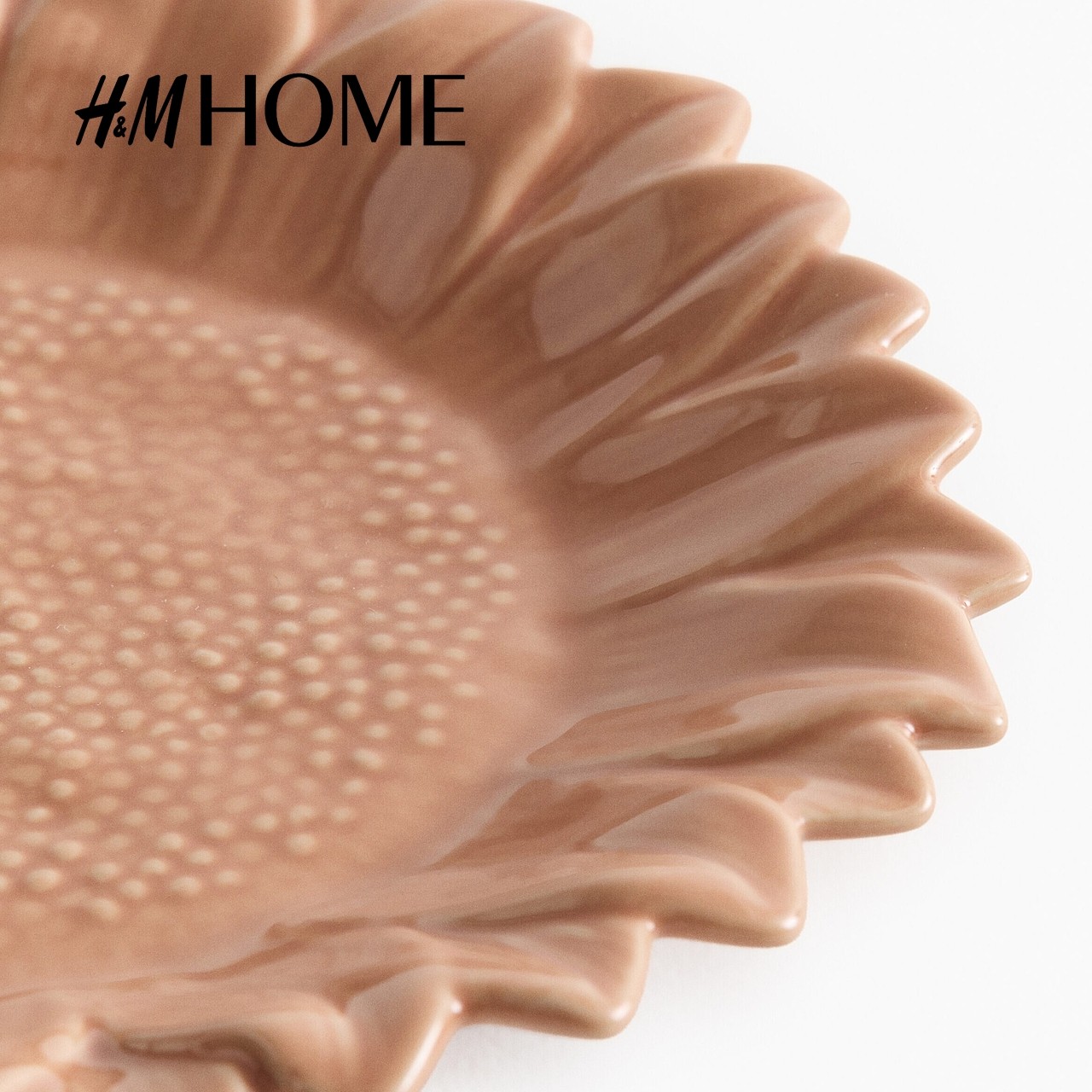 HM HOME2026春季新款向日葵造型中号餐盘1283741,淘宝优惠券,粉丝福利购,淘宝优惠卷