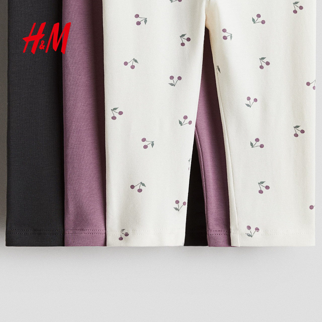 HM冬季童装女婴3件装棉质汗布打底裤1265835,淘宝优惠券,粉丝福利购,淘宝优惠卷