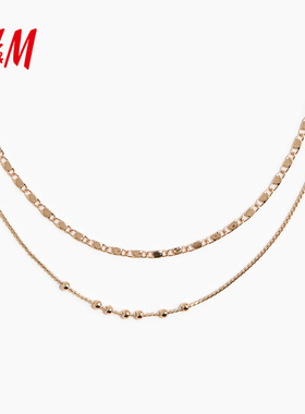HM2026春季新款女士双股式项链1331060