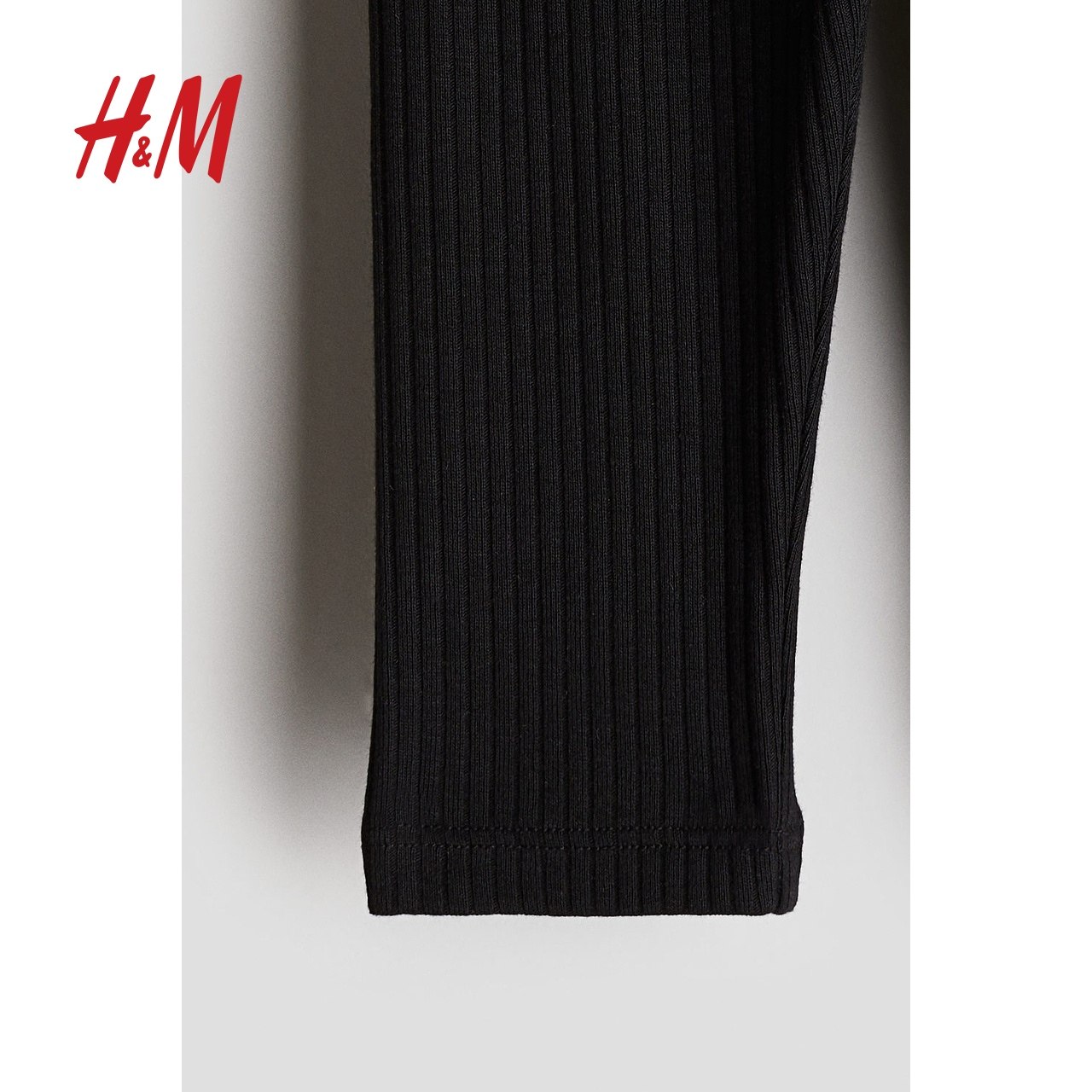 HM童装女婴裤子冬季休闲时尚简约罗纹棉质外出保暖打底裤1226638,淘宝优惠券,粉丝福利购,淘宝优惠卷