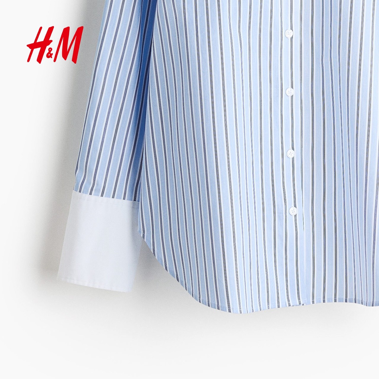 HM2026春季新款女装棉府绸衬衫1322417,淘宝优惠券,粉丝福利购,淘宝优惠卷