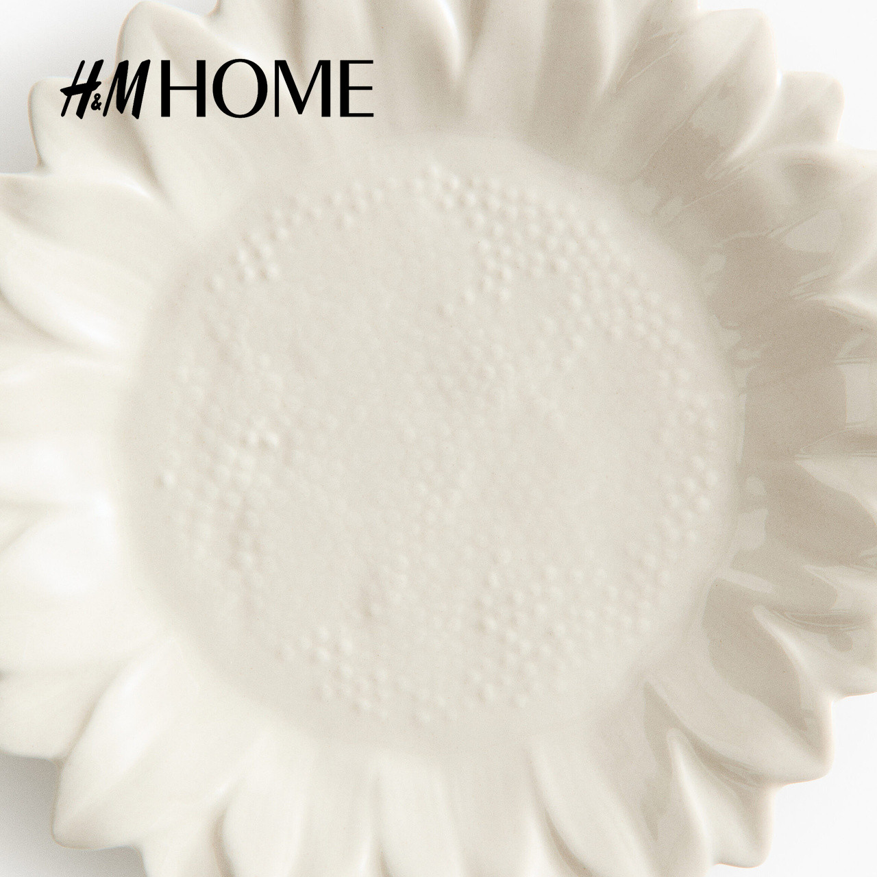 HM HOME2026春季新款向日葵造型中号餐盘1283741,淘宝优惠券,粉丝福利购,淘宝优惠卷