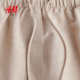 HM ກາງເກງກາງເກງຂອງແມ່ຍິງ summer linen blend drawstring shorts 1259172