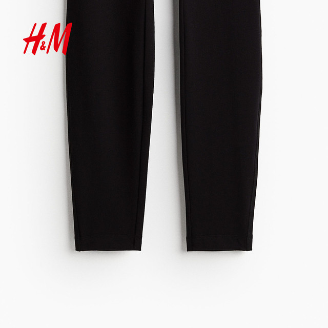 HM ກາງເກງແມ່ຍິງ summer yoga bell-bottom sports soft and comfort mid-waist jersey leggings 1238997