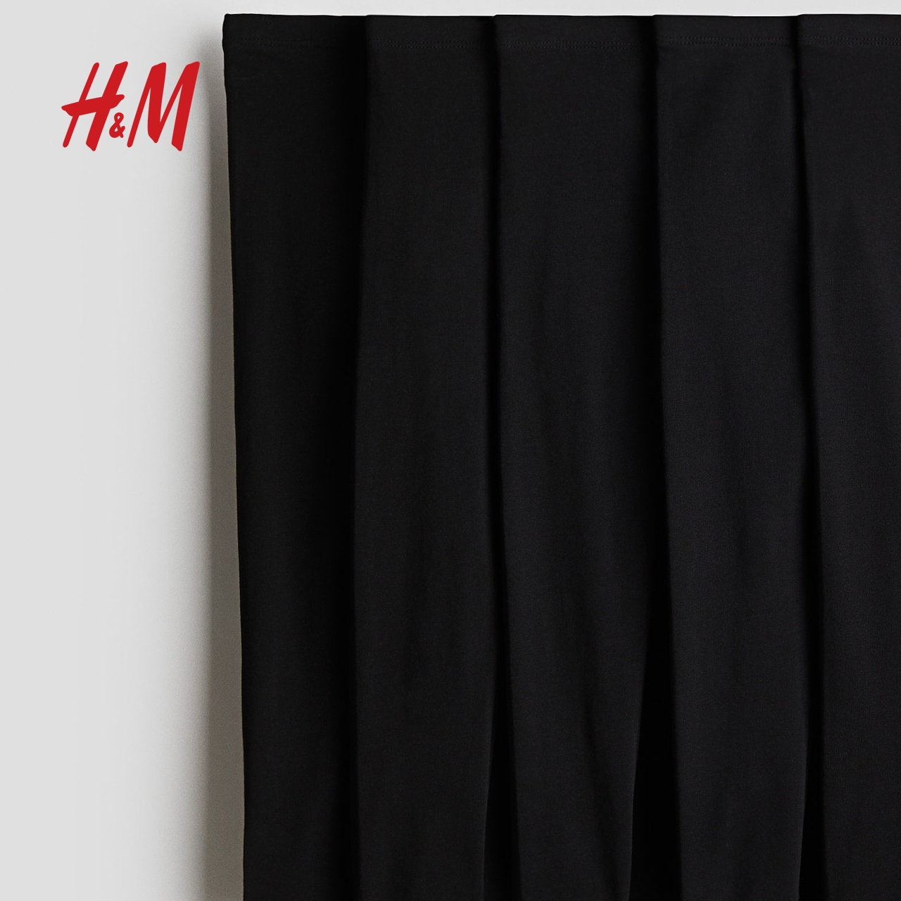 HM童装儿童女童裤子5件装秋季黑色柔软修身打底裤0750528 - 图2