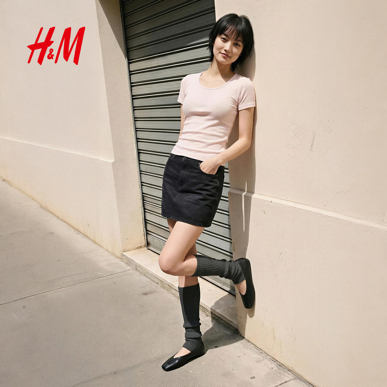 25！HM女装T恤2026夏季新款基础款