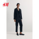 ຊຸດແຟຊັ່ນ HM ຂອງແມ່ຍິງ summer commuting French slim business formal wear capable suit jacket 0988242