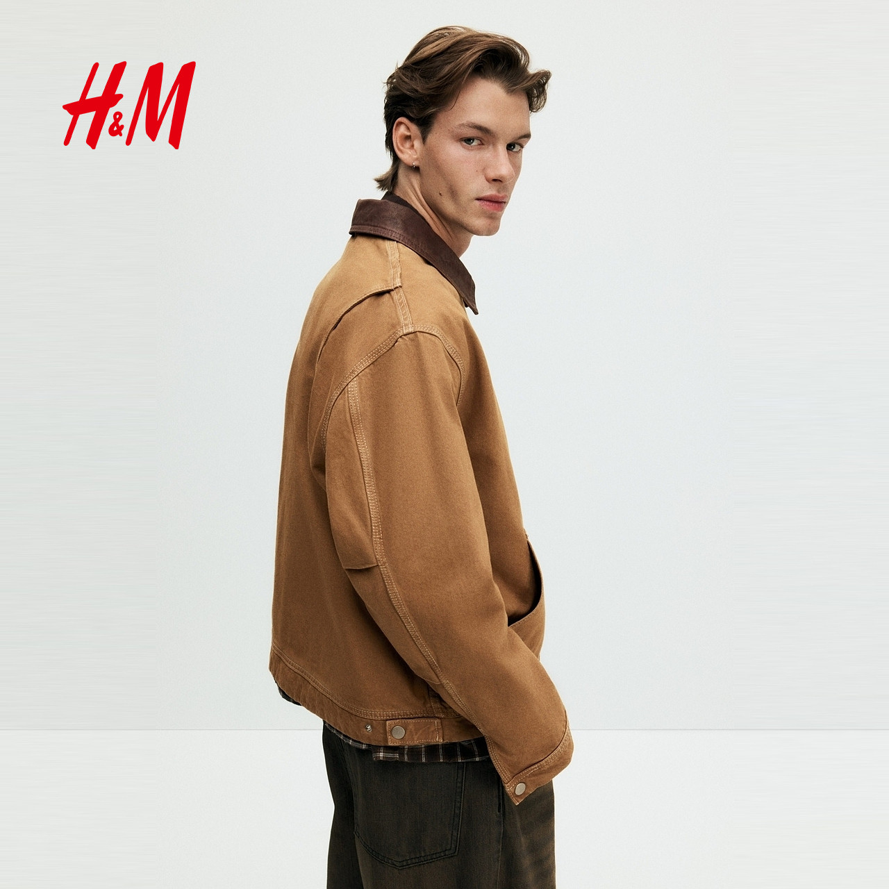 HM冬季男装牛仔外套1309717,淘宝优惠券,粉丝福利购,淘宝优惠卷