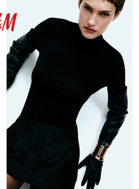 HM2025年冬季新款女士配饰时尚休闲珠宝首饰开口手镯1268411