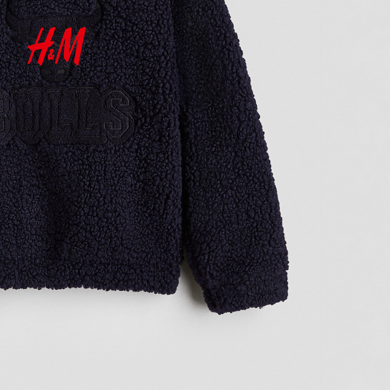 【NBA】HM童装儿童男童外套冬季贴花泰迪绒外出夹克1306806,淘宝优惠券,粉丝福利购,淘宝优惠卷