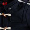 HM children's clothing children's boys' coat warm outdoor single-breasted duffle coat 1242008