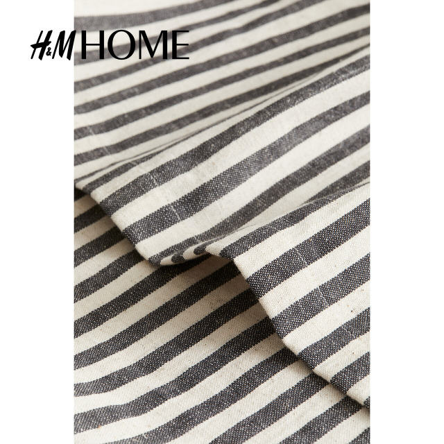 HM HOME home fabric tablecloth casual home kitchen striped tablecloth 1238708