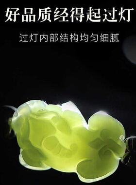 正品招财貔貅玉石手链女和田玉青玉手串黑曜石手工编织皮丘手绳男