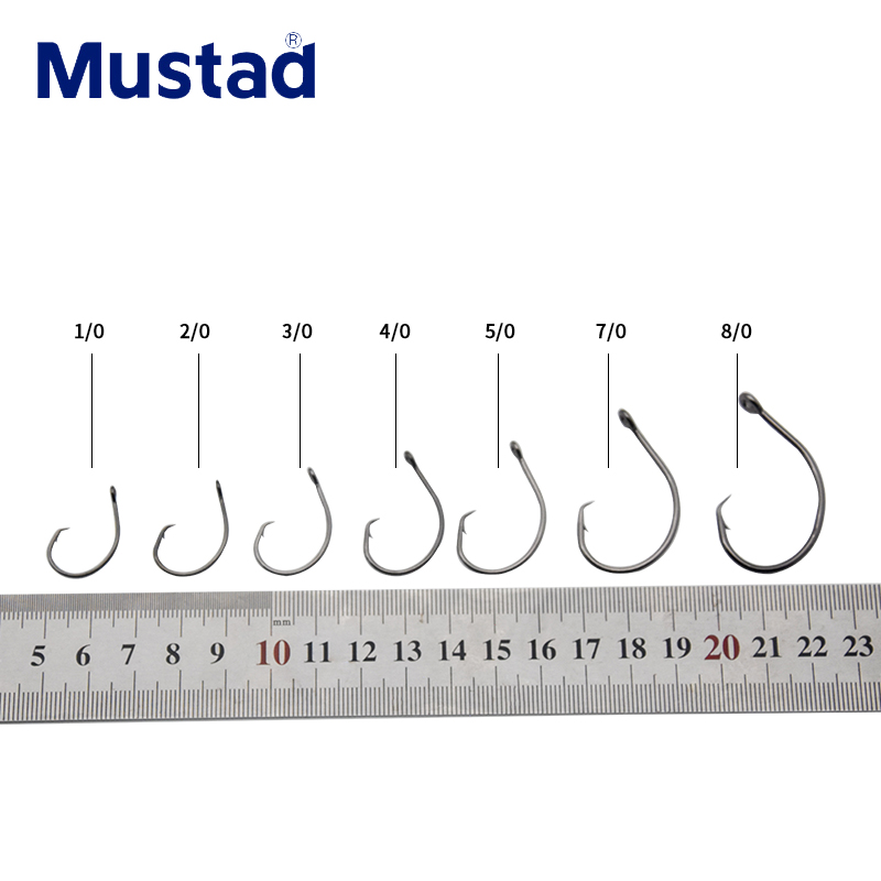 Mustad鹰嘴钩慕斯达小恶魔39951鱼钩黑鱼鲶鱼甲鱼高碳矶钓海钓钩 - 图0