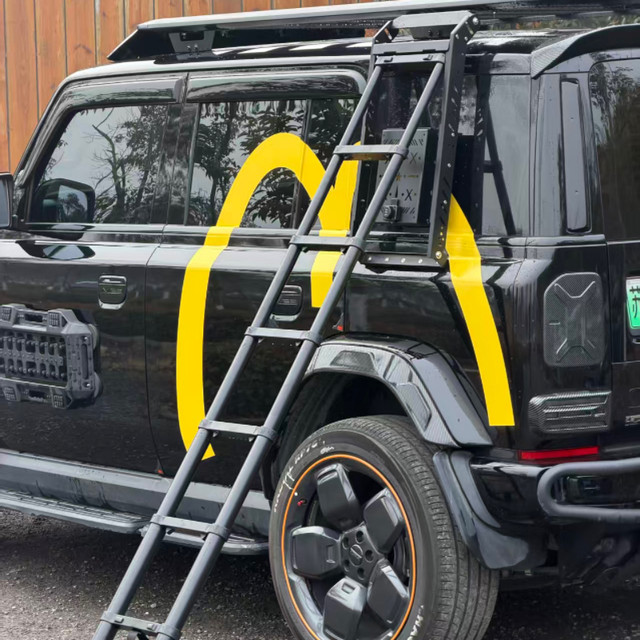 Chery icarv23 floor-standing telescopic side ladder modification