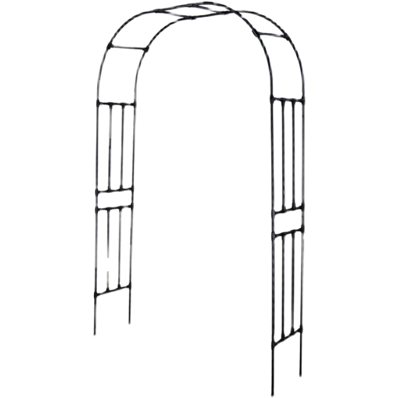 户外庭院花园植物拱形拱门花架爬藤架月季支架葡萄架子室外攀爬架-图3