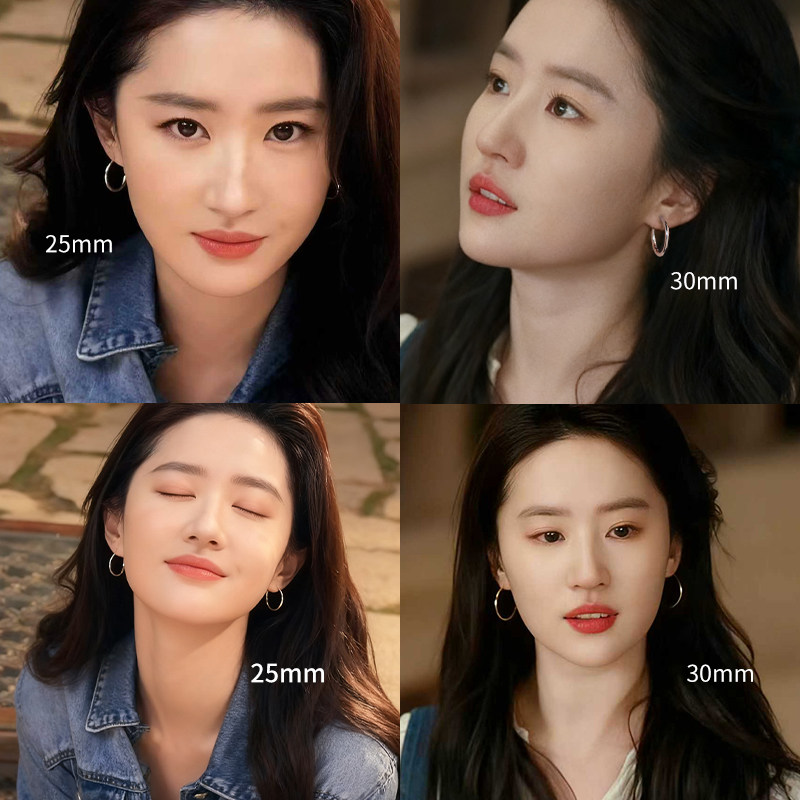 饰悟纯银耳饰耳环圈圈素圈耳扣耳环2025新款爆款高级感气质耳环,淘宝优惠券,粉丝福利购,淘宝优惠卷