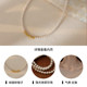 Decorative silver jewelry broken silver pearl necklace light luxury niche