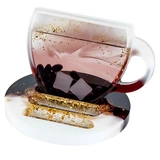 Кофейная силиконовая форма, DIY, поделки ручной работы, зеркальный эффект