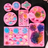 Новая любовь DIY Crystal Drop Пластиковая плесень лебедя корона цветок розовая роза