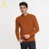 Áo len cashmere Hoàng đế Mới Nam Độ dày trung bình Áo thun Áo thun Áo len Joker Bình thường - Áo len Cashmere